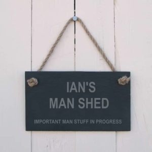 UK man in the shed signs