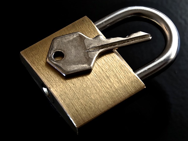 photo of a padlock