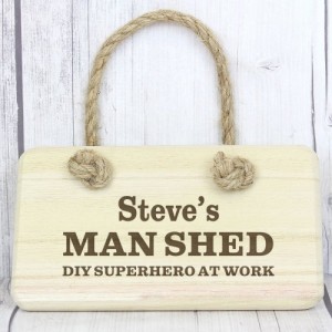 Personalised Man Shed Sign